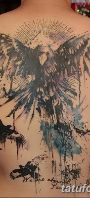 фото тату коршун птица от 12.09.2017 №021 — tattoo kite bird — tatufoto.com