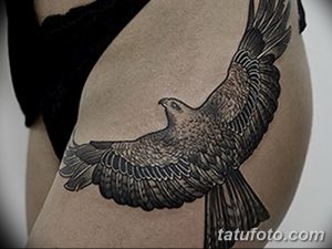 фото тату коршун птица от 12.09.2017 №031 - tattoo kite bird - tatufoto.com