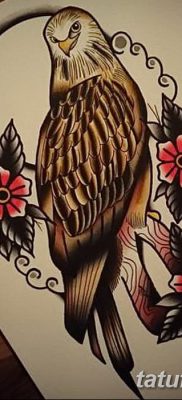 фото тату коршун птица от 12.09.2017 №040 — tattoo kite bird — tatufoto.com