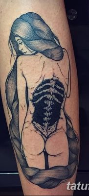 фото тату кости от 23.09.2017 №003 — bone tattoo — tatufoto.com