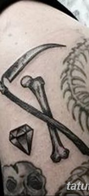 фото тату кости от 23.09.2017 №004 — bone tattoo — tatufoto.com