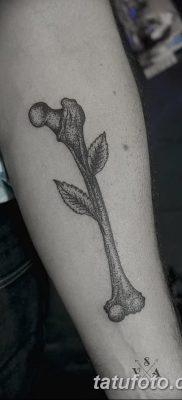 фото тату кости от 23.09.2017 №005 — bone tattoo — tatufoto.com