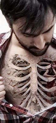 фото тату кости от 23.09.2017 №007 — bone tattoo — tatufoto.com