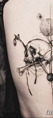 фото тату кости от 23.09.2017 №011 — bone tattoo — tatufoto.com