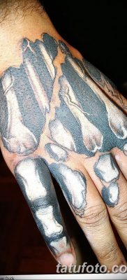 фото тату кости от 23.09.2017 №031 — bone tattoo — tatufoto.com