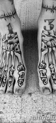 фото тату кости от 23.09.2017 №043 — bone tattoo — tatufoto.com