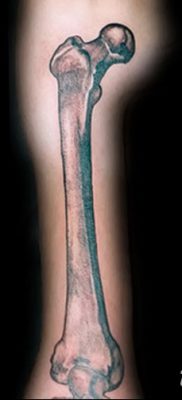 фото тату кости от 23.09.2017 №047 — bone tattoo — tatufoto.com