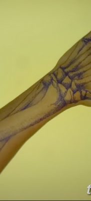 фото тату кости от 23.09.2017 №051 — bone tattoo — tatufoto.com