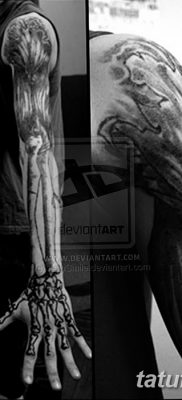 фото тату кости от 23.09.2017 №077 — bone tattoo — tatufoto.com