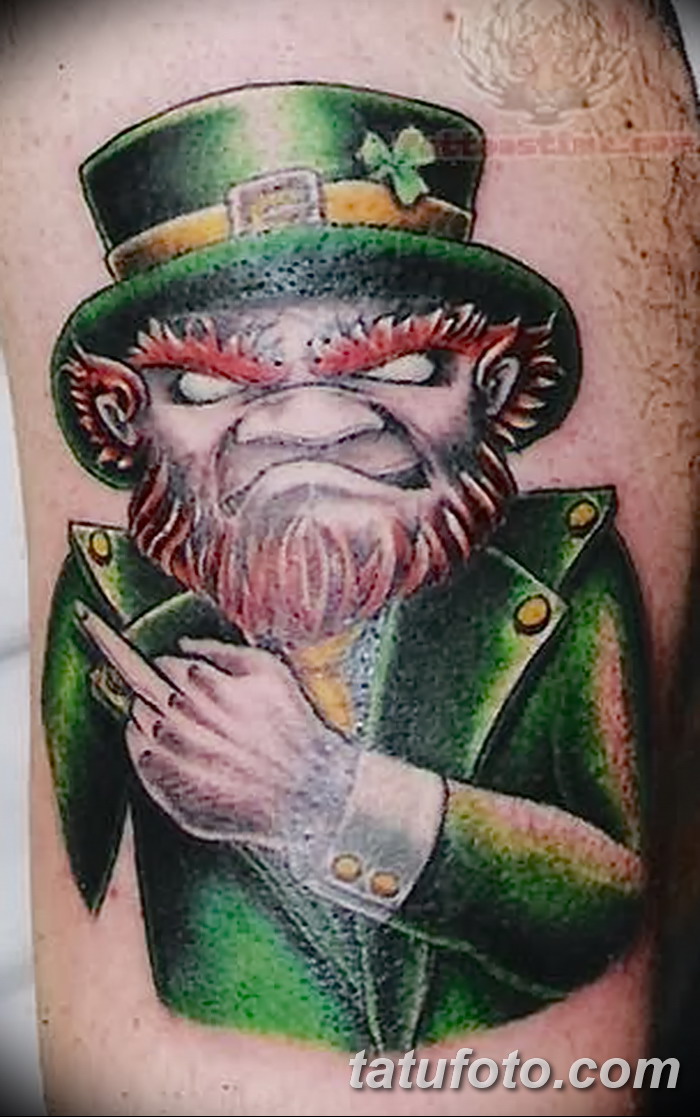фото тату лепрекон от 15.09.2017 №120 - tattoo leprechaun - tatufoto.com