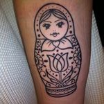 фото тату матрешка от 14.09.2017 №131 - Matryoshka tattoo - tatufoto.com