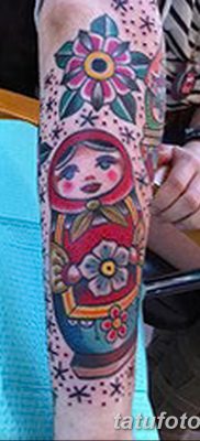 фото тату матрешка от 14.09.2017 №166 — Matryoshka tattoo — tatufoto.com