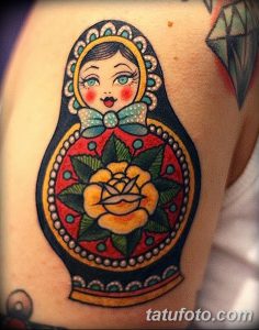фото тату матрешка от 14.09.2017 №201 - Matryoshka tattoo - tatufoto.com