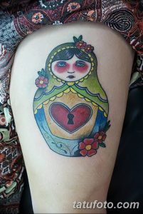 фото тату матрешка от 14.09.2017 №203 - Matryoshka tattoo - tatufoto.com