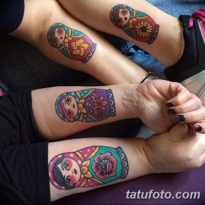 фото тату матрешка от 14.09.2017 №204 - Matryoshka tattoo - tatufoto.com