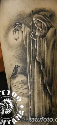 фото тату монах в капюшоне от 16.09.2017 №008 — tattoo monk in the hood — tatufoto.com