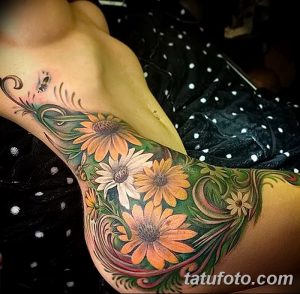 фото тату на ягодицах от 19.09.2017 №004 - tattoos on the buttocks - tatufoto.com