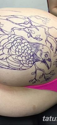 фото тату на ягодицах от 19.09.2017 №058 — tattoos on the buttocks — tatufoto.com