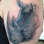 фото тату носорог от 29.09.2017 №002 - rhino tattoo - tatufoto.com