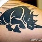 фото тату носорог от 29.09.2017 №013 - rhino tattoo - tatufoto.com