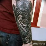 фото тату носорог от 29.09.2017 №020 - rhino tattoo - tatufoto.com