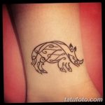 фото тату носорог от 29.09.2017 №027 - rhino tattoo - tatufoto.com