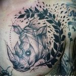 фото тату носорог от 29.09.2017 №033 - rhino tattoo - tatufoto.com