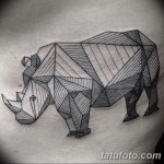 фото тату носорог от 29.09.2017 №037 - rhino tattoo - tatufoto.com