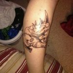 фото тату носорог от 29.09.2017 №049 - rhino tattoo - tatufoto.com