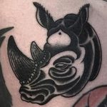 фото тату носорог от 29.09.2017 №054 - rhino tattoo - tatufoto.com