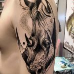 фото тату носорог от 29.09.2017 №057 - rhino tattoo - tatufoto.com