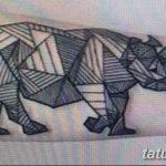 фото тату носорог от 29.09.2017 №065 - rhino tattoo - tatufoto.com
