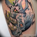 фото тату носорог от 29.09.2017 №070 - rhino tattoo - tatufoto.com