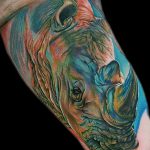 фото тату носорог от 29.09.2017 №090 - rhino tattoo - tatufoto.com