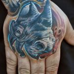 фото тату носорог от 29.09.2017 №096 - rhino tattoo - tatufoto.com