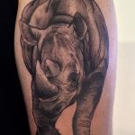 фото тату носорог от 29.09.2017 №097 - rhino tattoo - tatufoto.com