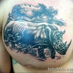 фото тату носорог от 29.09.2017 №125 - rhino tattoo - tatufoto.com