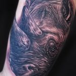 фото тату носорог от 29.09.2017 №129 - rhino tattoo - tatufoto.com