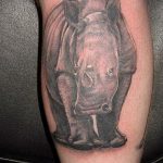фото тату носорог от 29.09.2017 №131 - rhino tattoo - tatufoto.com
