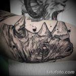 фото тату носорог от 29.09.2017 №134 - rhino tattoo - tatufoto.com