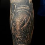 фото тату носорог от 29.09.2017 №136 - rhino tattoo - tatufoto.com