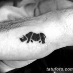 фото тату носорог от 29.09.2017 №148 - rhino tattoo - tatufoto.com