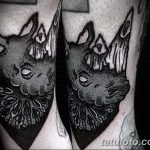 фото тату носорог от 29.09.2017 №157 - rhino tattoo - tatufoto.com