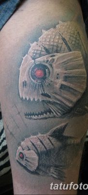фото тату пиранья от 15.09.2017 №001 — tattoo piranha — tatufoto.com