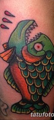 фото тату пиранья от 15.09.2017 №004 — tattoo piranha — tatufoto.com