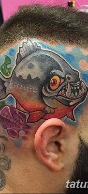 фото тату пиранья от 15.09.2017 №017 — tattoo piranha — tatufoto.com