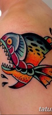 фото тату пиранья от 15.09.2017 №022 — tattoo piranha — tatufoto.com