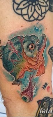 фото тату пиранья от 15.09.2017 №026 — tattoo piranha — tatufoto.com