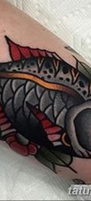 фото тату пиранья от 15.09.2017 №036 — tattoo piranha — tatufoto.com