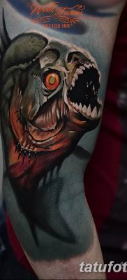 фото тату пиранья от 15.09.2017 №043 — tattoo piranha — tatufoto.com